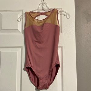 Mirella pink leotard